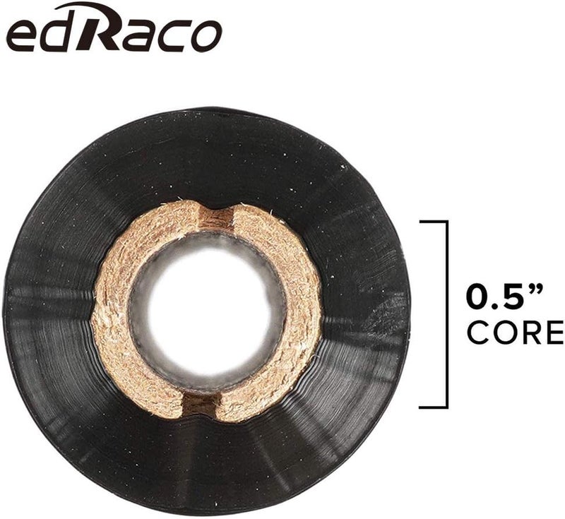Edraco 8 Rolls Desktop Thermal Transfer Ribbons -Enhanced Wax, 4.33" x 298'(110mm x 91m), 0.5” Core, for Zebra Desktop Printer - Image 5